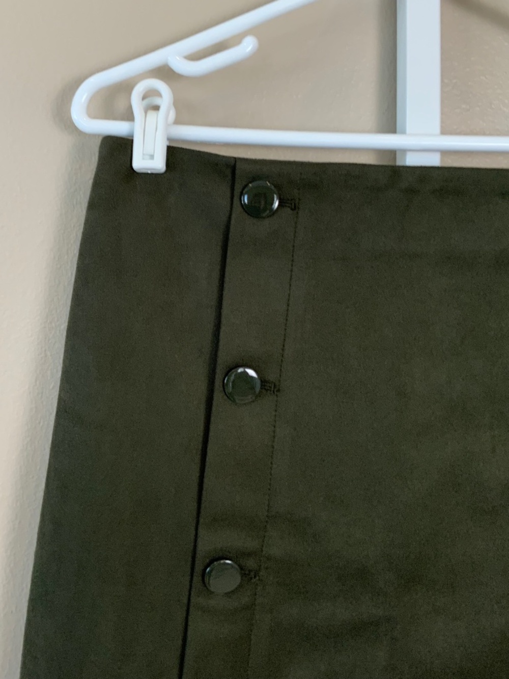 LOFT Faux Suede Sailor Shift Skirt - Picture 5 of 16
